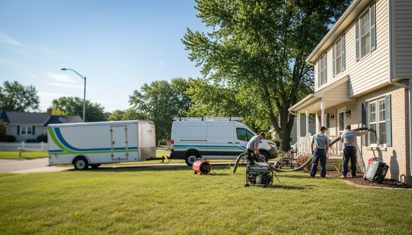 Flooded Basement Restoration And Cleanup With Repair in Grand Junction, MI near me